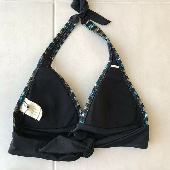 Perry Ellis Print Padded Triangle Bikini Set - Picture 9 of 11